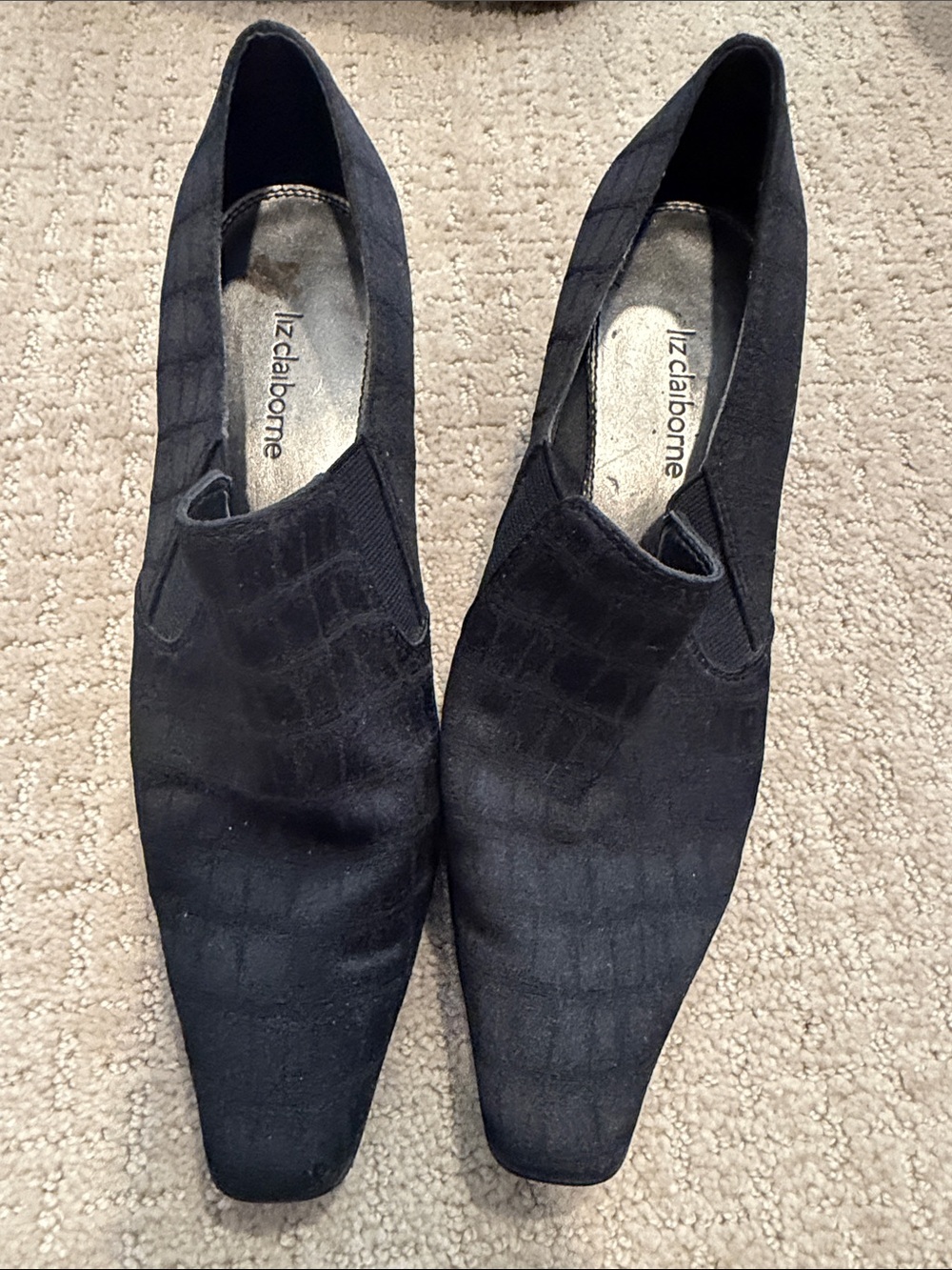 Liz Claiborne Black Men's Slip-On Dress Loafers